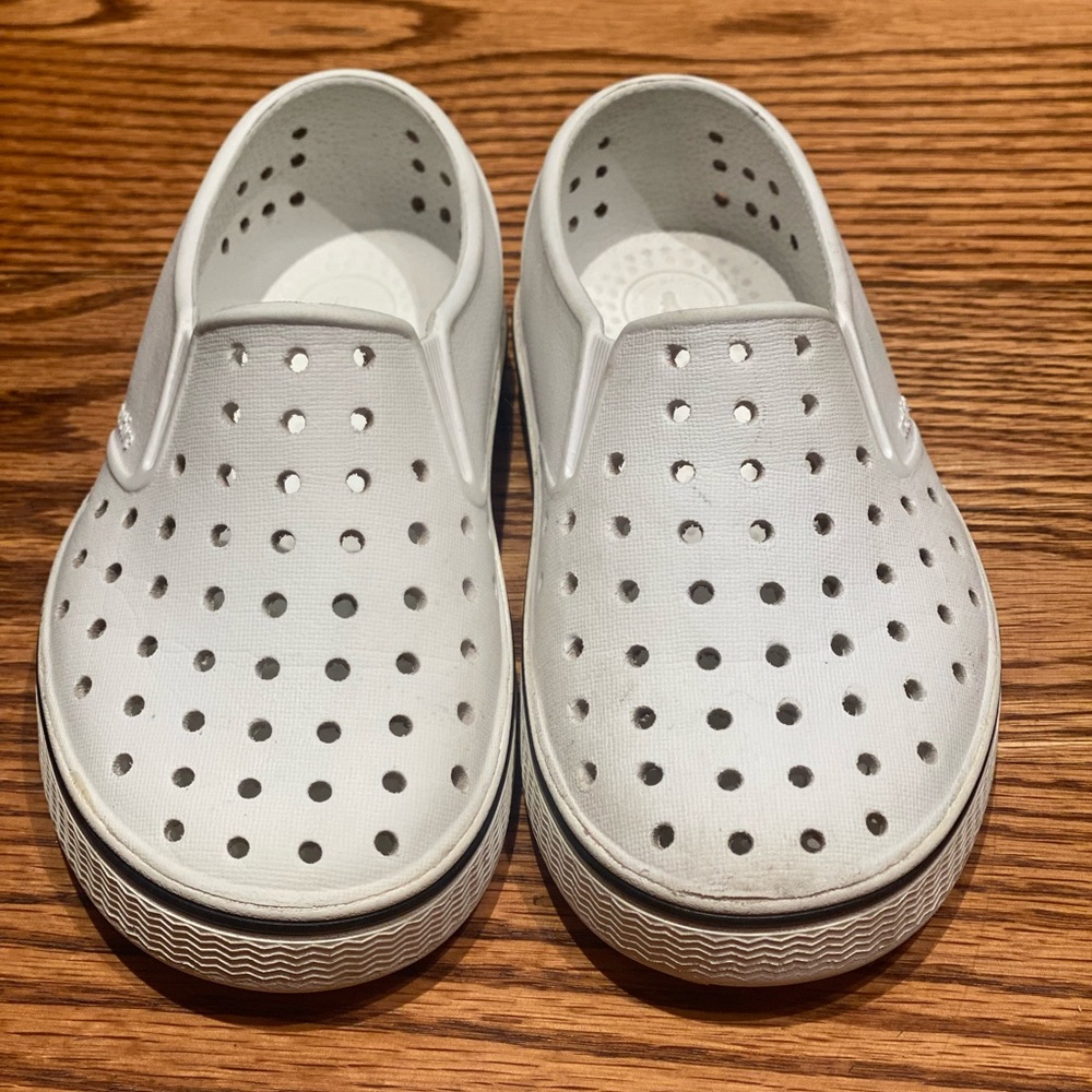 Native Miles White Toddler/Little Kid Shoes C10